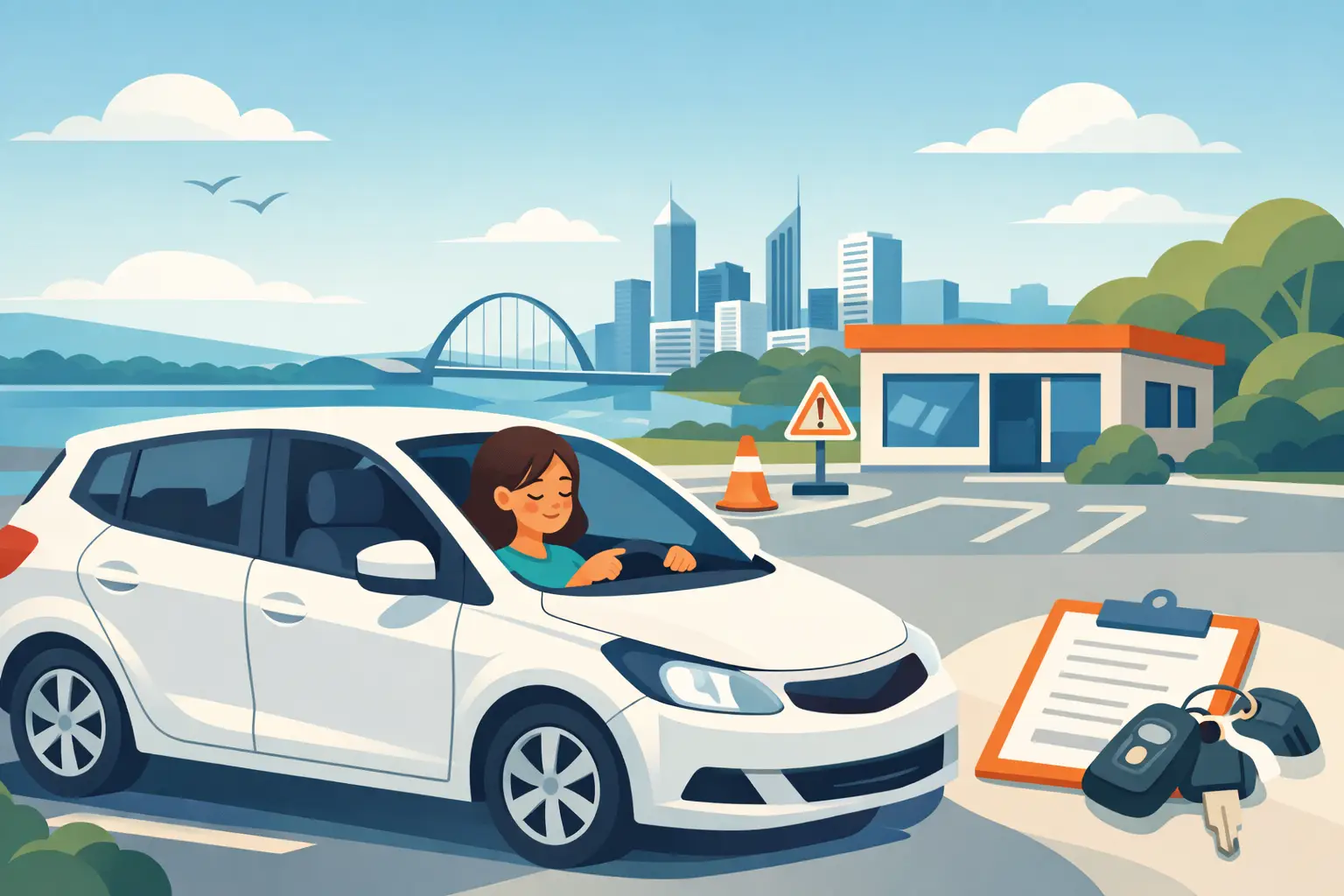 Driving Test Car Hire Perth for Test-Day Calm