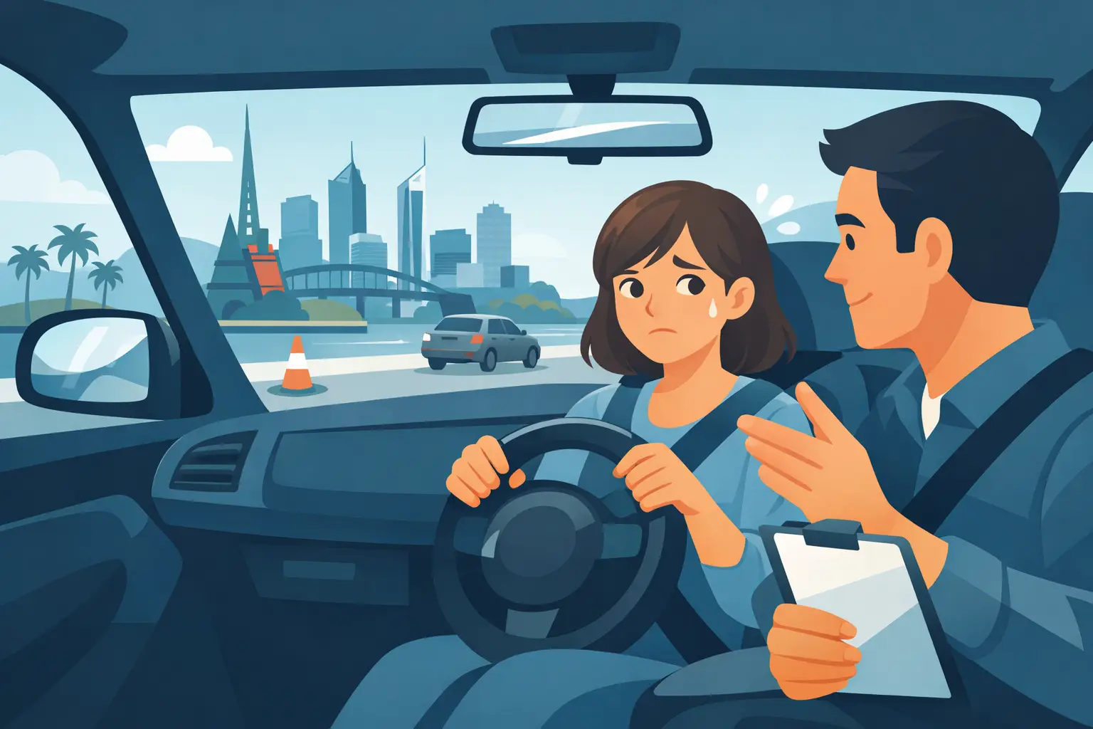 Nervous Driver Refresher Lessons in Perth