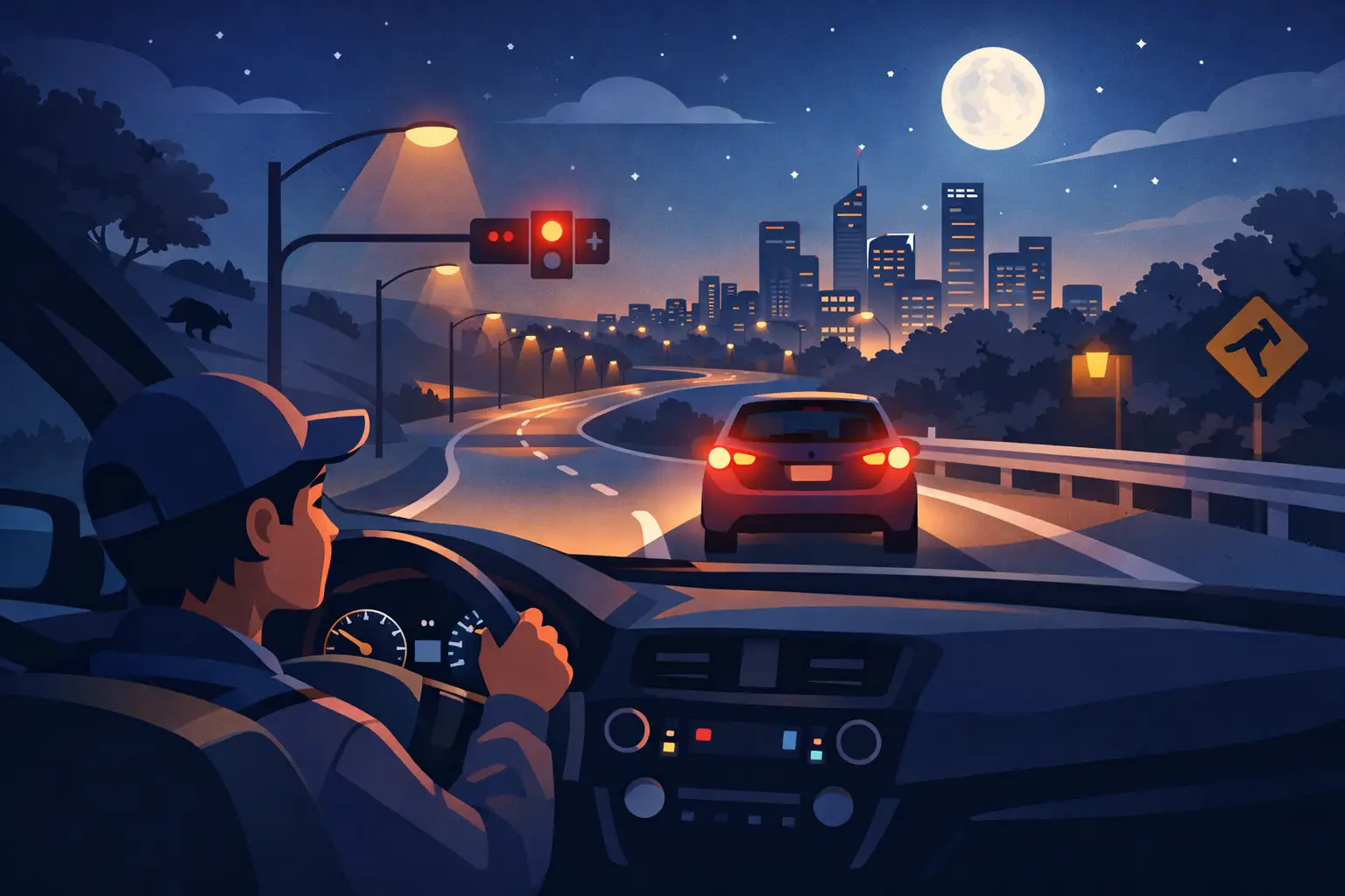 Night Driving Rules Every Perth Learner Should Know