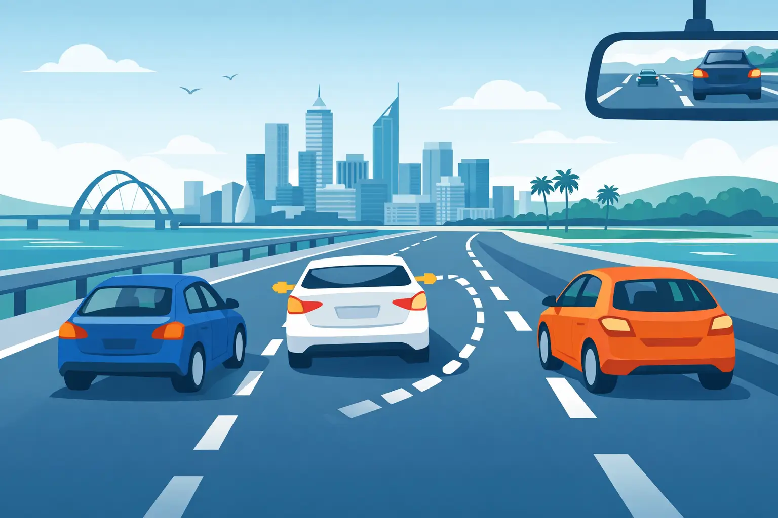 Safe Lane Changing for Beginners in Perth
