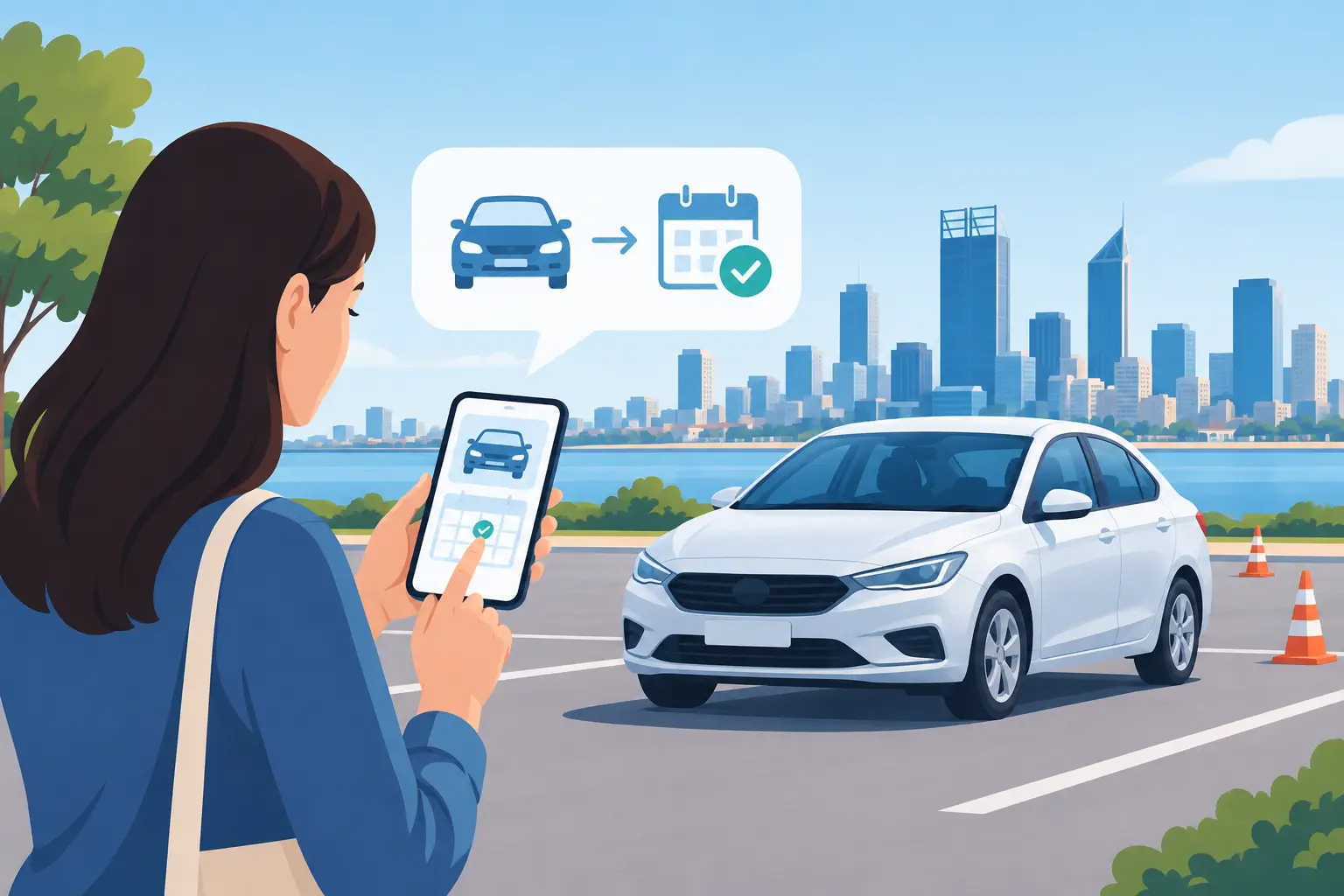 How to Book a Test Car for Your Perth Driving Test