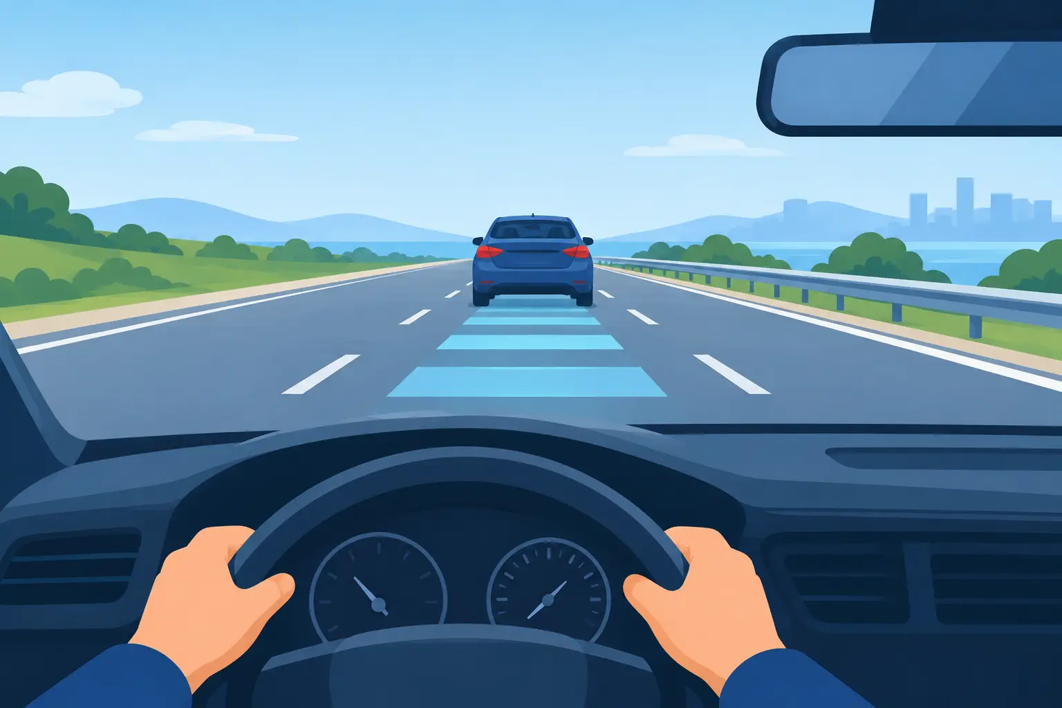 How to Judge Stopping Distances While Driving