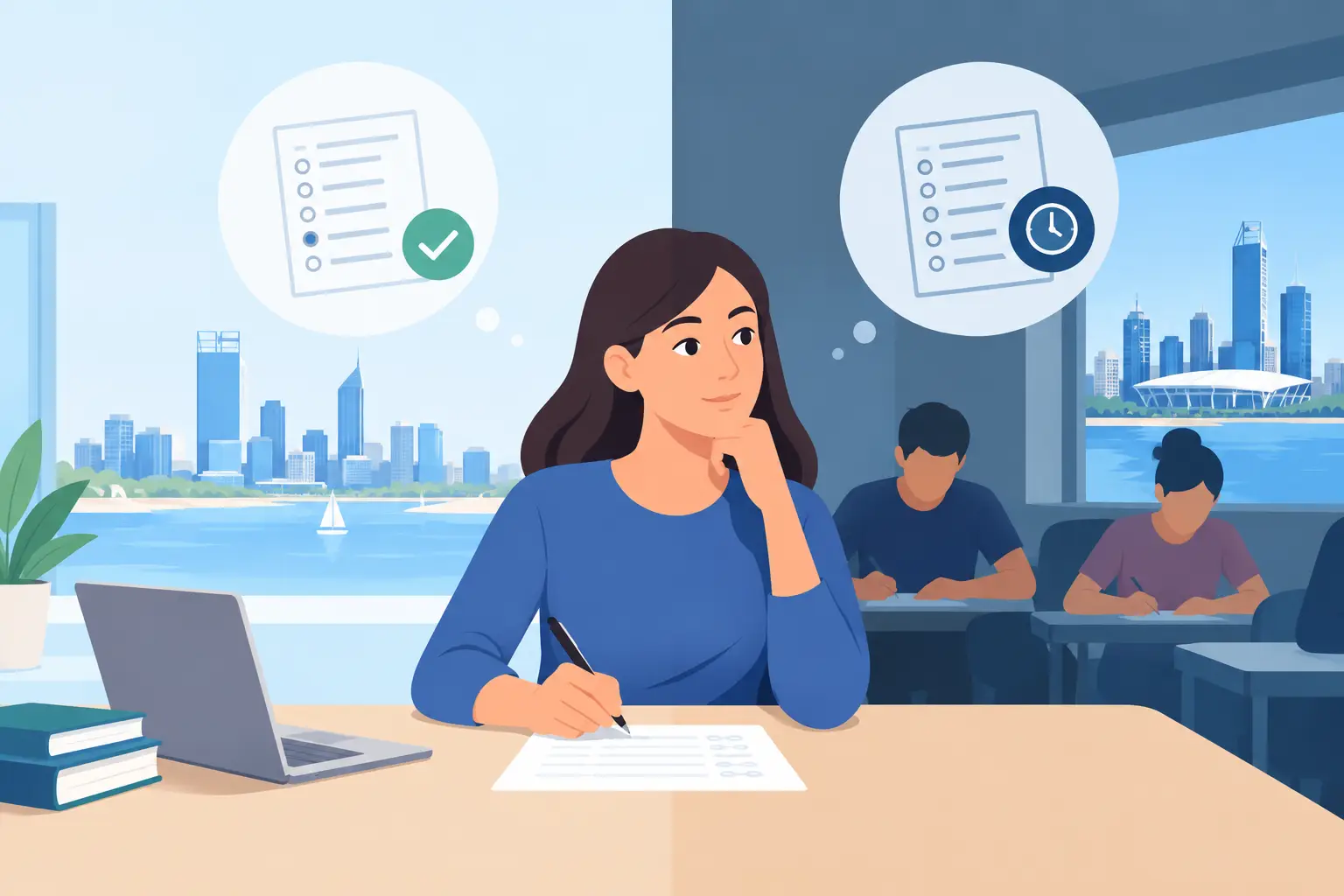 Mock Test vs Real Test: What Perth Learners Face