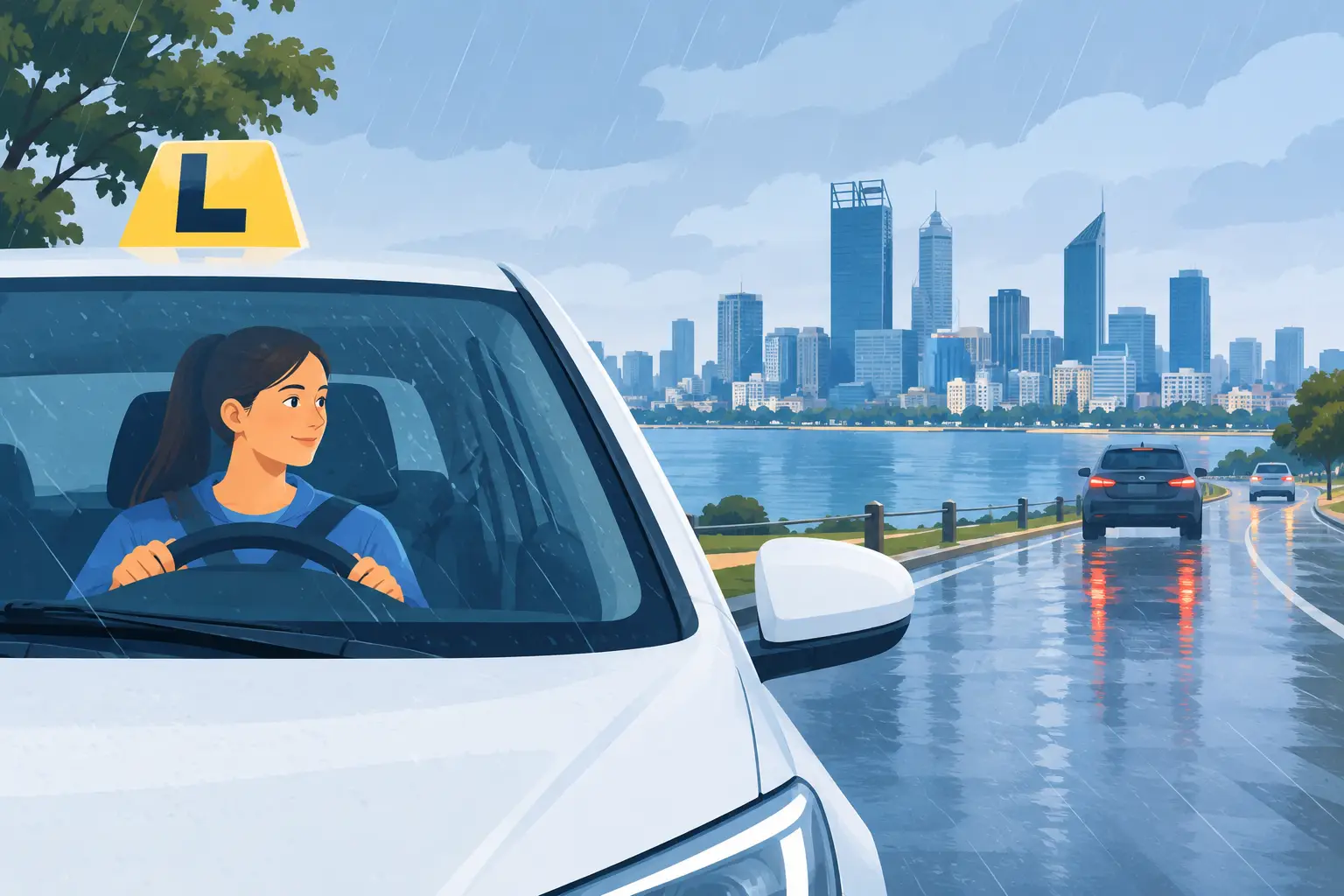 Wet Weather Driving Guide for Perth Learners